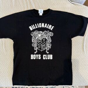 Billionaire Boys Club Black Tee with White Graphics